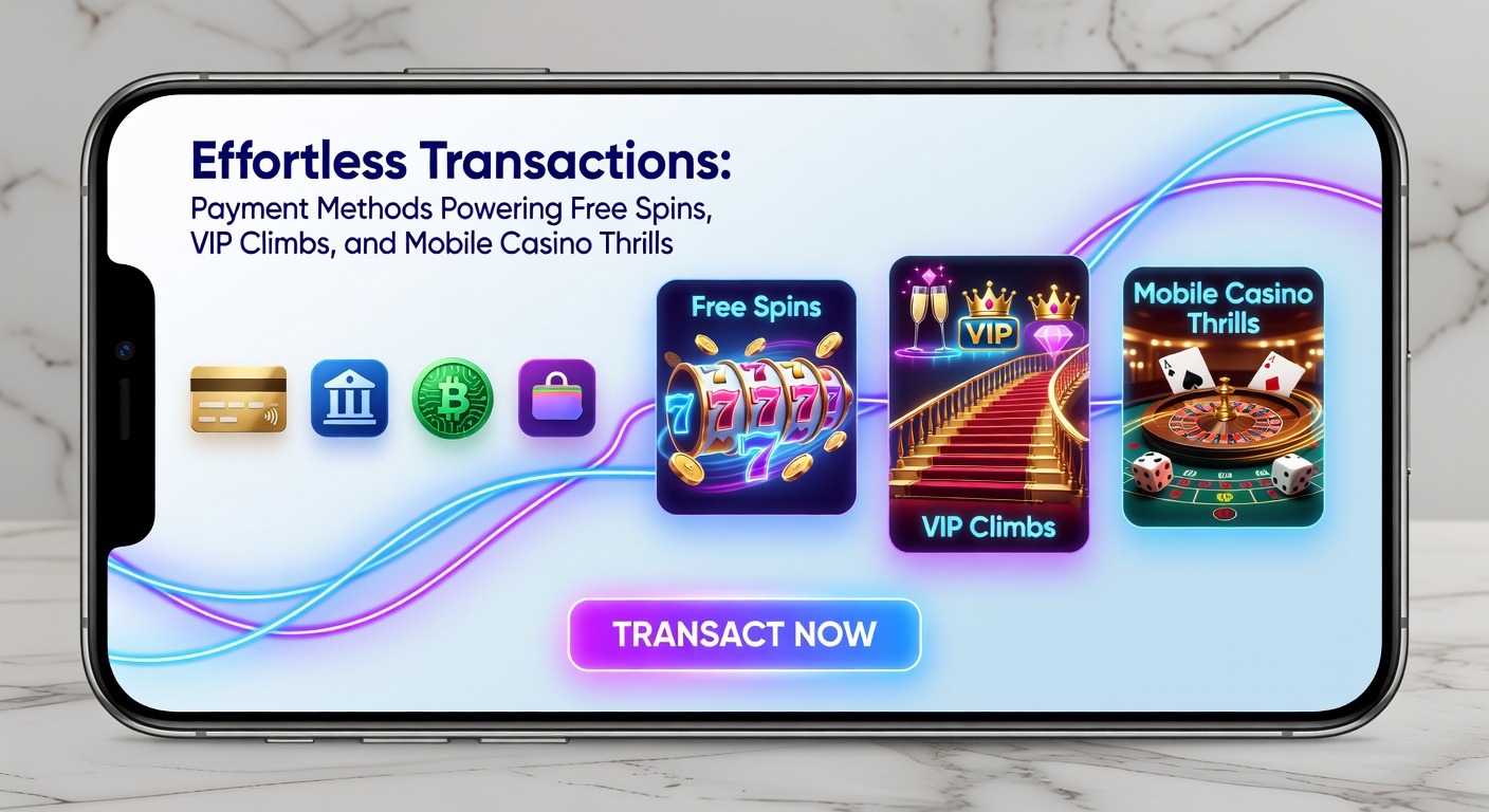 Smartphone screen displaying instant deposit confirmation amid exploding free spin symbols and ascending VIP tiers