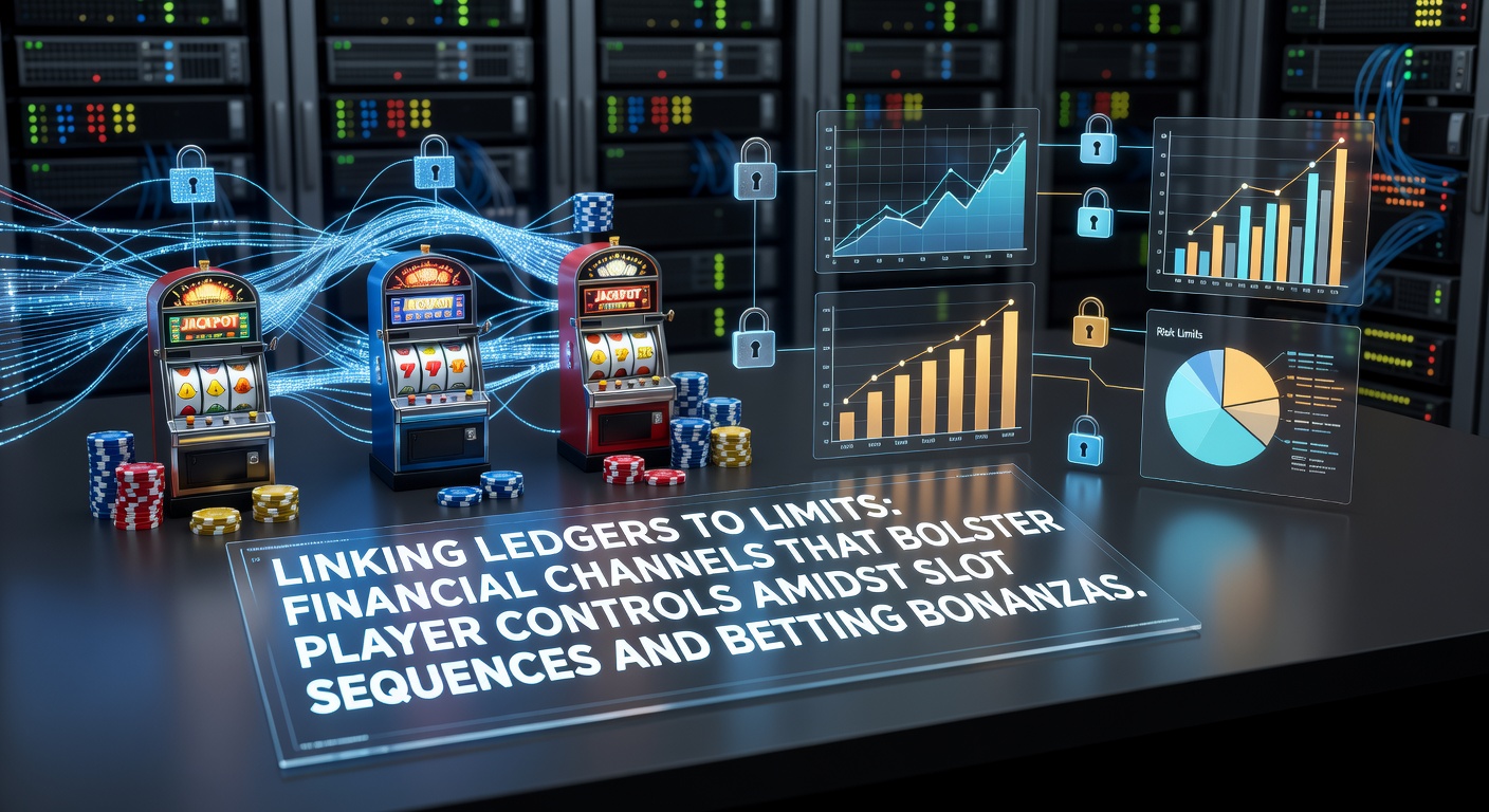 Financial transaction ledgers connected to player spending limits in online casino systems