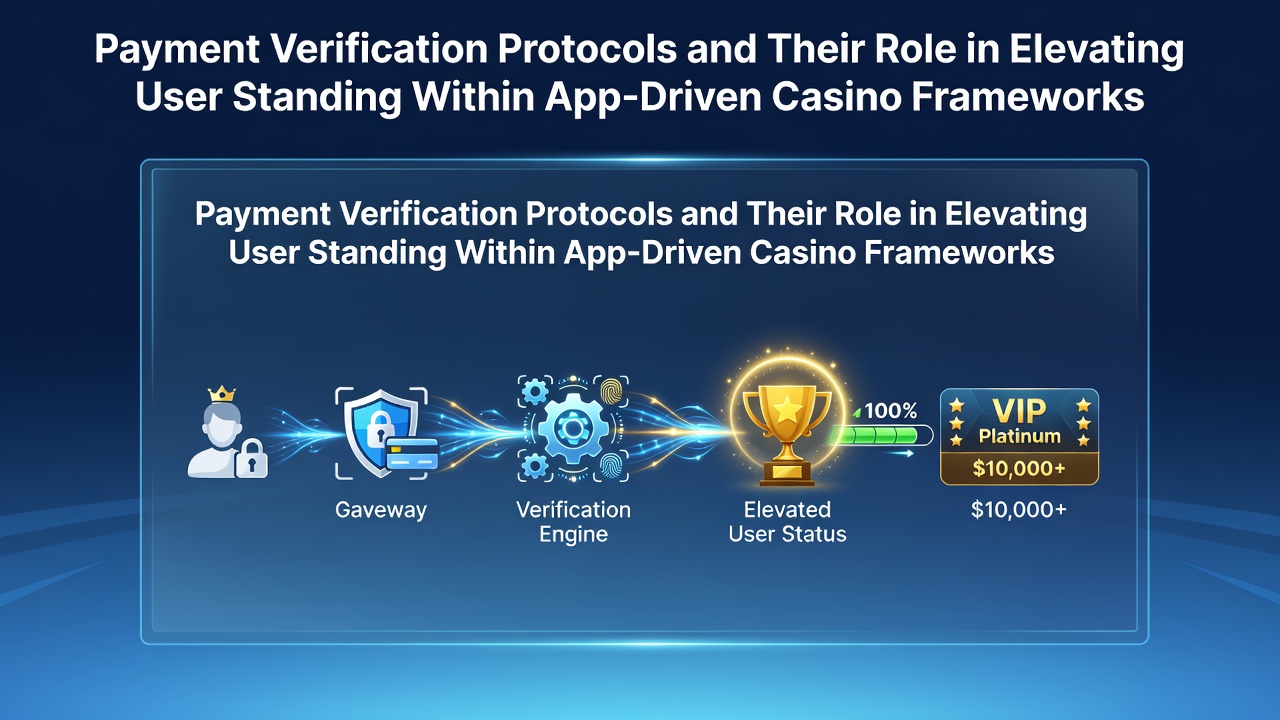 Secure payment verification interface in a mobile casino app showing identity checks and transaction approvals