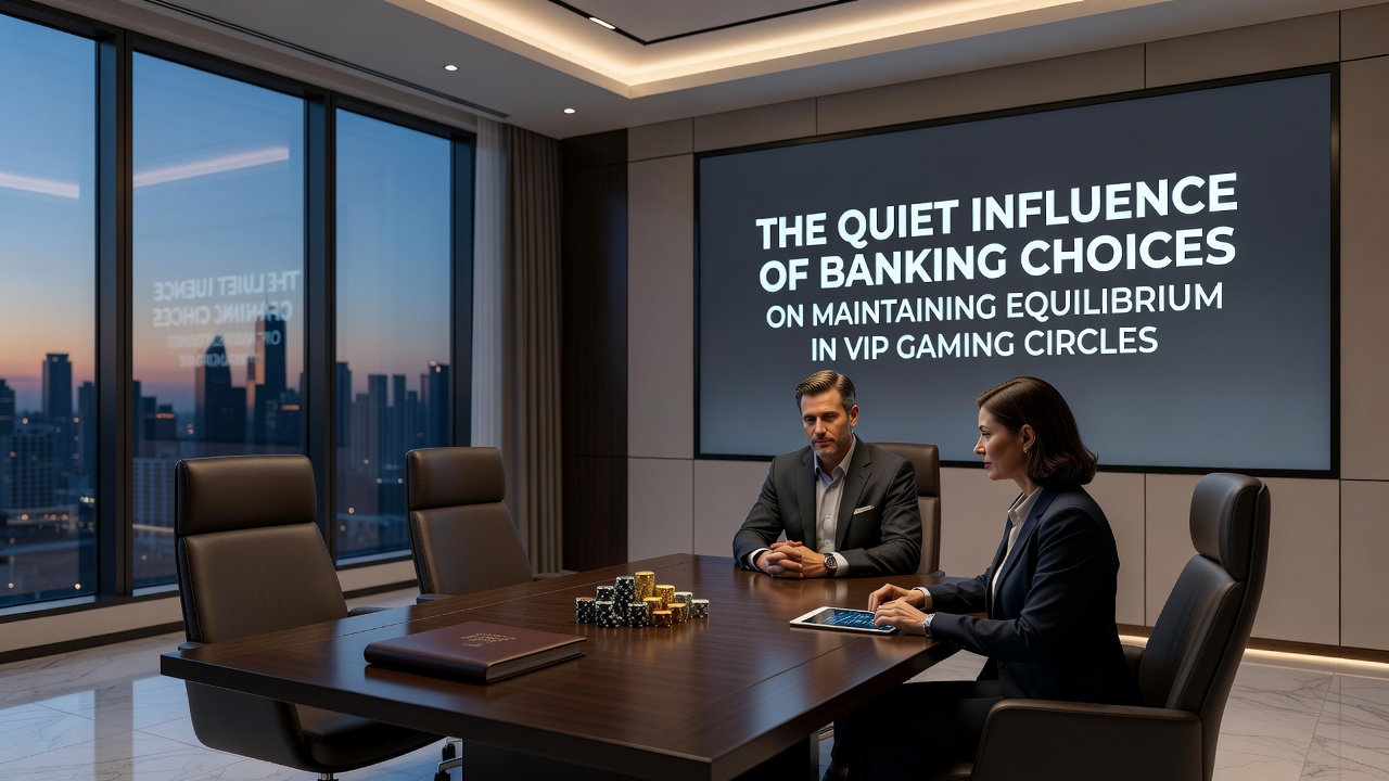 High-roller VIP lounge with integrated payment processing stations and secure transaction displays