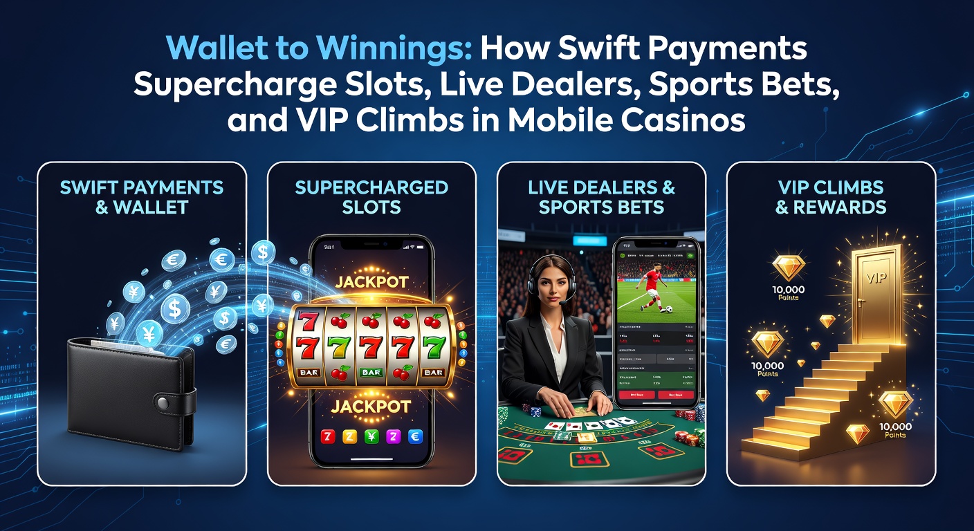 Mobile phone screen showing a vibrant slot machine game with instant deposit notification overlay, highlighting swift payment integration in casino apps
